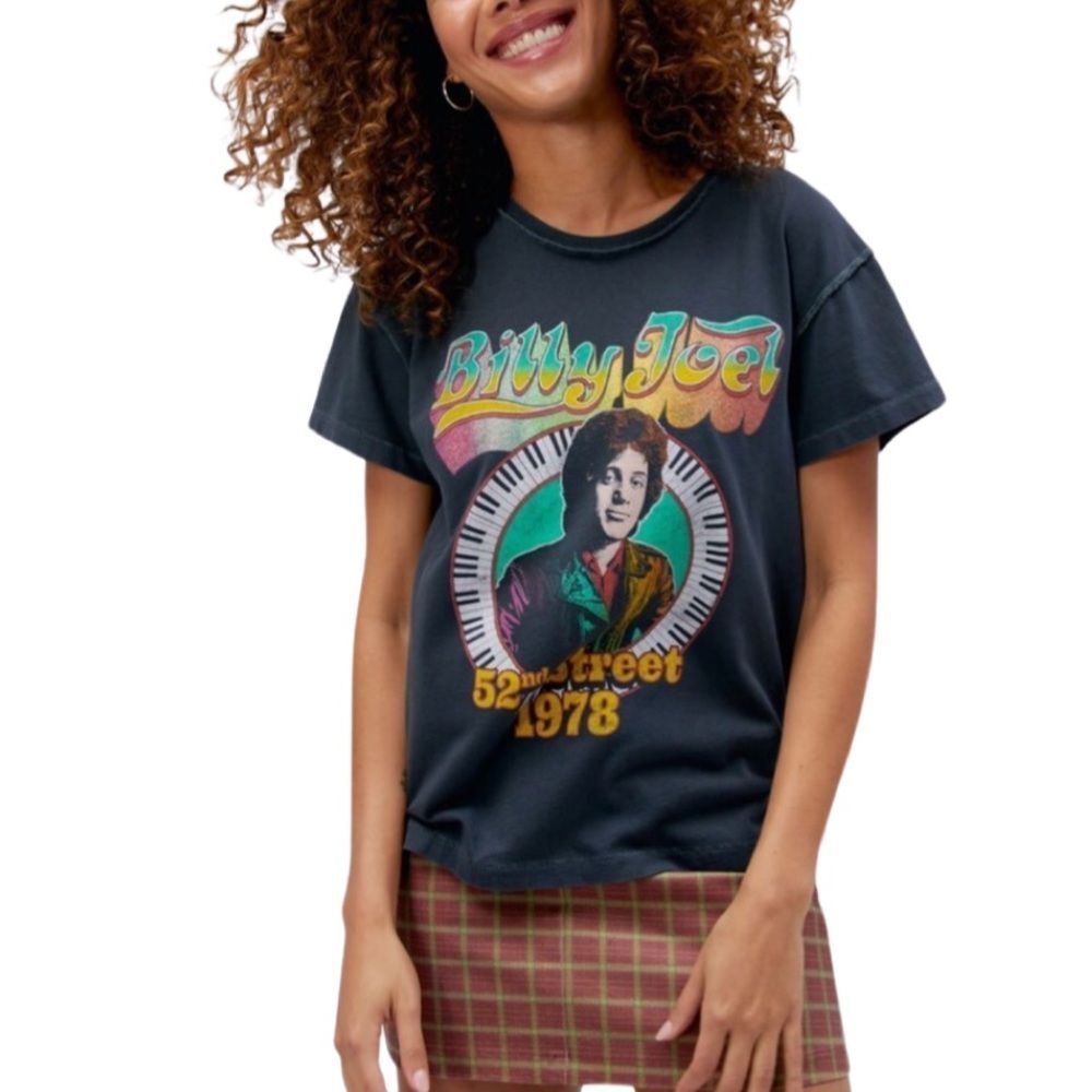 Daydreamer Black Billy Joel Graphic Short Sleeve Tee